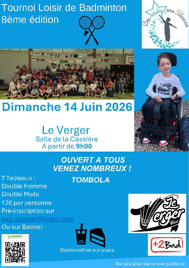 Tournoi Loisir "Des Etoiles pour Tilouann"